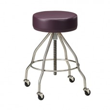 Stool Clinton Stainless Steel with Casters Model SS-2172